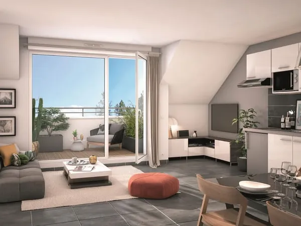 GRAND 3 PIECES - BEL AGENCEMENT- BIEN DESSERVI- COMMODITES - MELUN (77)