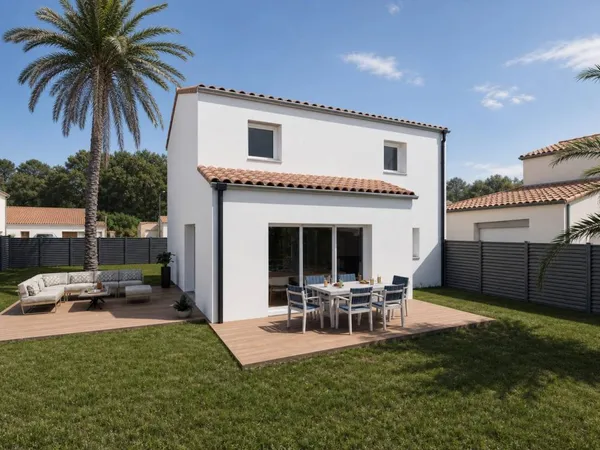 Magnifique maison en tuiles à étage avec 4 chambres
