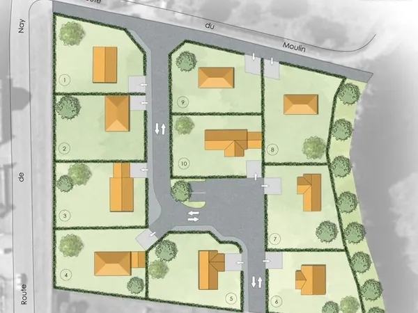 Terrain 506 m² Narcastet