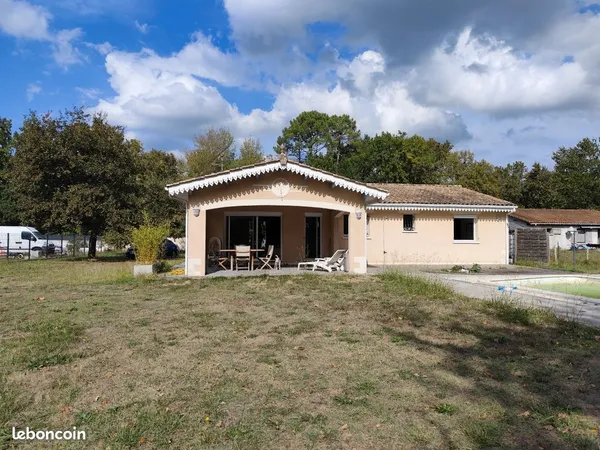 Maison plein pied a carcans