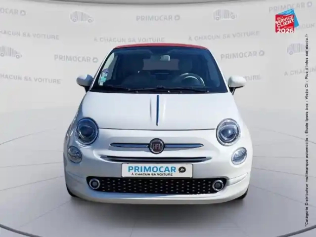 Fiat 500 1.2 8v 69ch lounge dualogic cabriolet — photo 2
