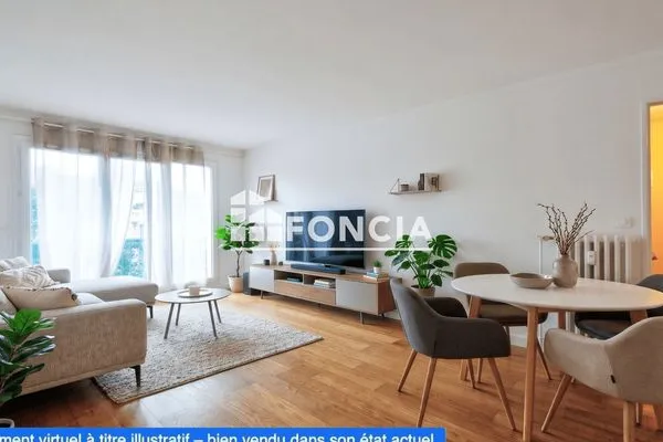 Appartement 3 pièces 63 m²