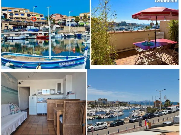 Appartement T2 grande terrasse vue mer et climatisation
