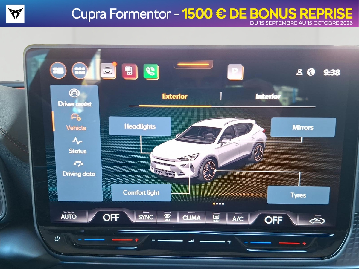 Cupra Formentor 1.5 eTSI Hybrid 150 ch DSG7 — photo 15