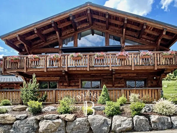 Les Gets - Chalet Prestige de 500m² - 7 chambres - Espace Bien-Être - Vue Piste