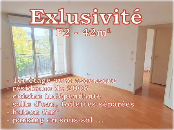 Appartement 2 pièces 42 m²