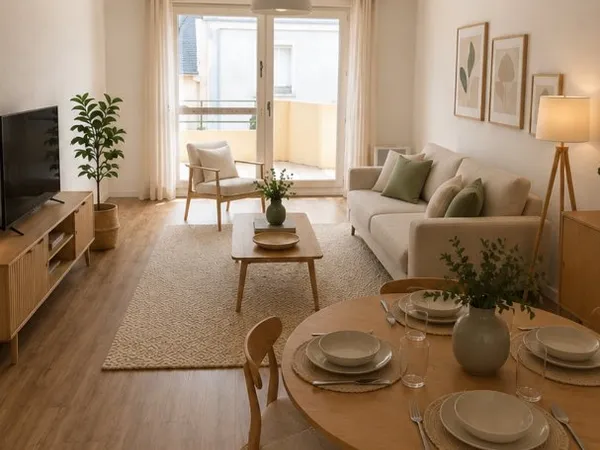 T3 AVEC GRAND BALCON EN PLEIN CŒUR D'ANGERS