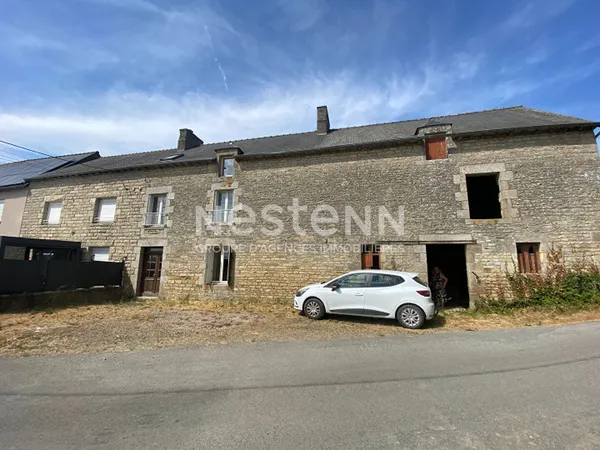 À vendre - Maison en pierre 2 chambres avec dépendances à Le Quiou (22)