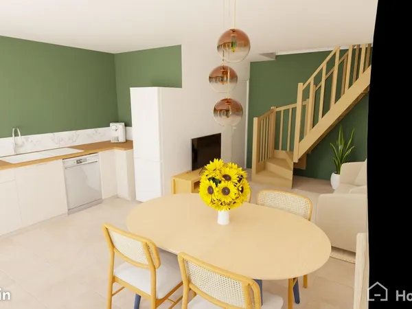 Propriété 3 pièces - 2 chambres - refait à neuf