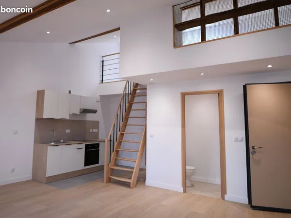 Appartement type loft-rénové à neuf