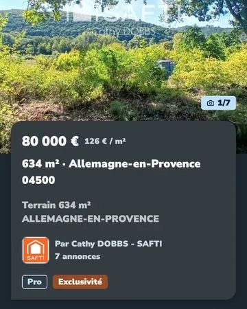 Terrain viabilisé et tout a l egout a prix bas , a saisir