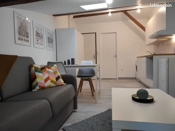 Charmant studio meublé en centre ville