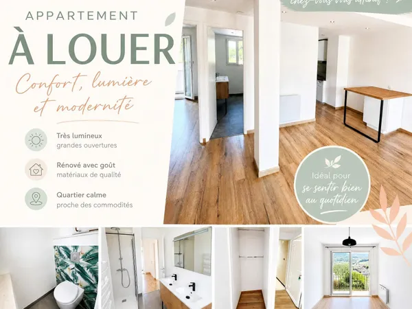 SPACIEUX APPARTEMENT REFAIT A NEUF