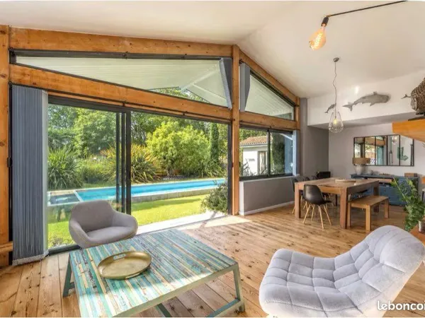 Maison meublée avec piscine à Andernos-les-Bains - Bassin d'Arcachon