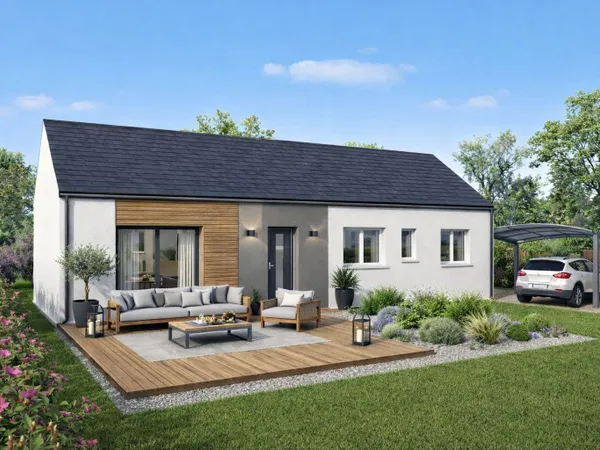 Terrain + maison 110 m²