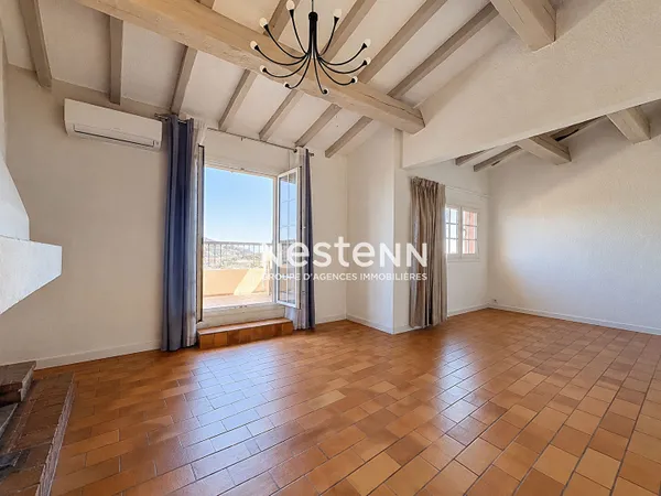 Super Cannes - 2P - 48 m² - Vue mer - Terrasse - Piscine - Parking - Potentiel 3P