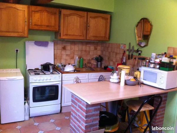 Appt meublé 45m2 F2bis plateau chauff gaz