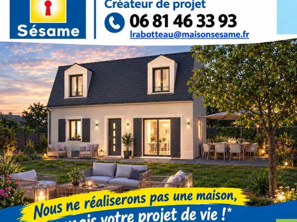 Terrain + maison 100 m²