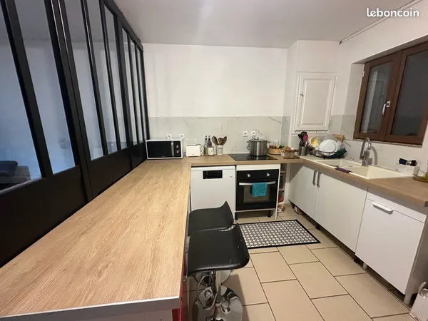 Maison 4 pièces et jardin