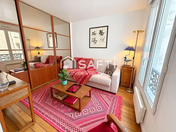 PARIS III CHARMANT T1 AVEC SALON/CHAMBRE AU CALME