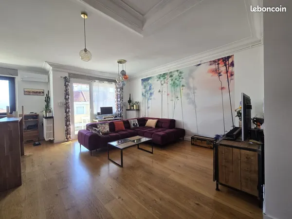 Grenoble Championnet - T3 82,82 m² - 6e étage - balcon - vue montagnes - climatisation