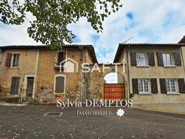 ENSEMBLE IMMOBILIER DE 175 M² SUR 1 360 M² DE TERRAIN - HAGETMAU