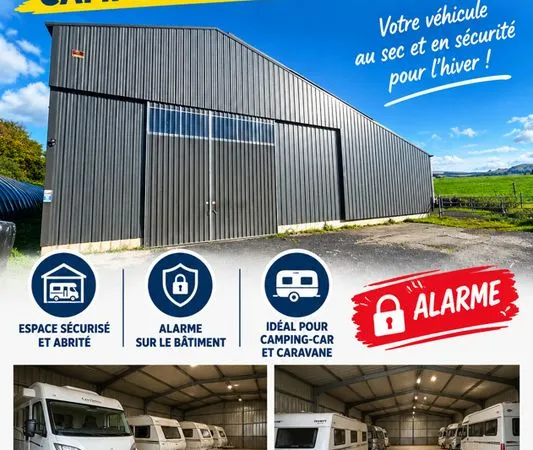 Parking camping car