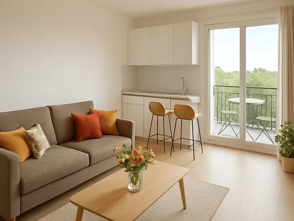 Appartement 2 pièces 39 m²
