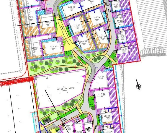 Terrain 730 m² Portes Les Valence