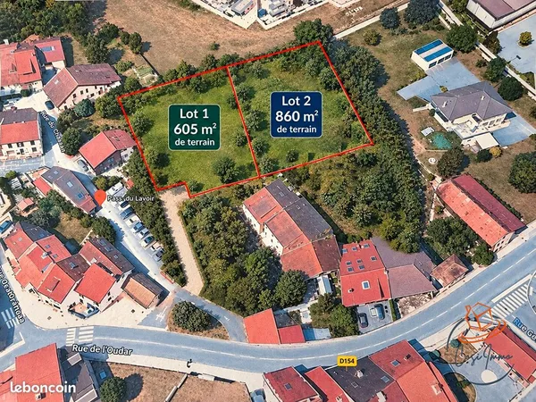 Terrain 605 m² GEX