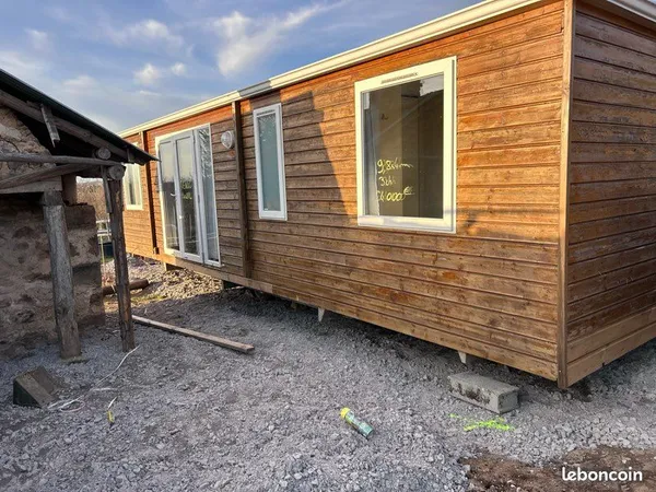 Mobilhome type chalet 6/8 couchages