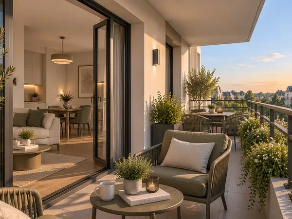 --CHESSY  VAL D'EUROPE | 3 PIÈCES 65 M² AVEC BALCON  RÉSIDENCE DE STANDING