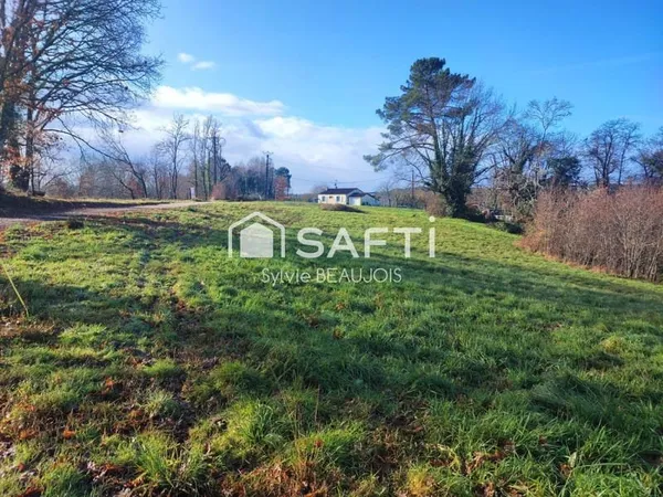 Terrain constructible à 10 mn de Bergerac