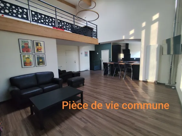 Reims centre Loue chambre meublée 21m² dans maison entièrement équipée en colocation