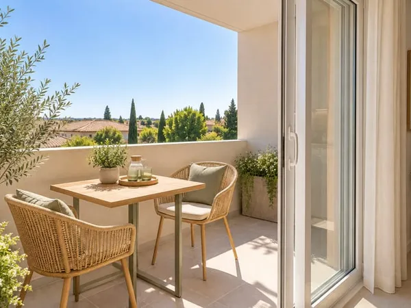 DERNIER ETAGE - T2 de 40m² exposée OUEST avec parking