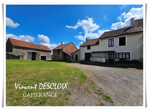 Dpt Côte d'Or (21340), à vendre THURY maison P5 avec terrain et dépendances