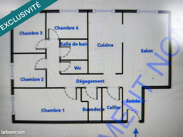 Appartement 5 pièces 110 m²