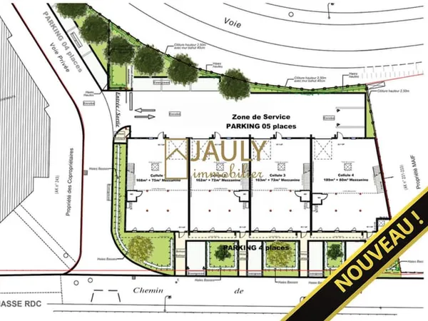 Terrain constructible 2101 m² + Projet PC accepté