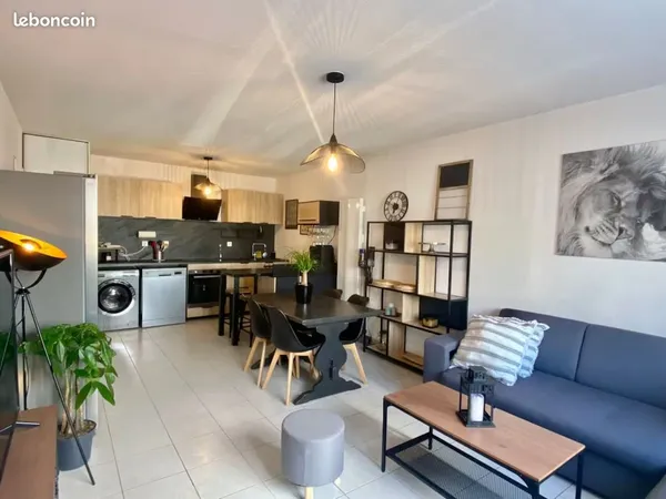 🏠 T3 meublé 55 m² - Balcon + parking privatif - Poitiers
