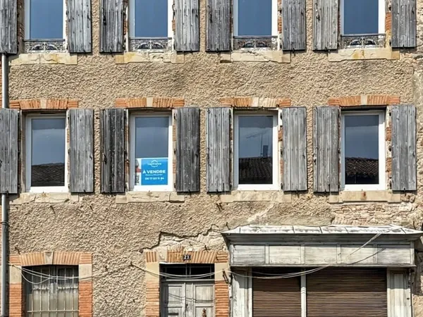 MAISON DE VILLAGE - INVESTISSEMENT LOCATIF OU PROJET FAMILIAL - PUYLAURENS (81700)