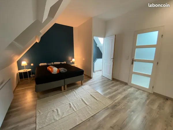 Location meublée maison 45m² jardin terrasse place parking Saint-Mard