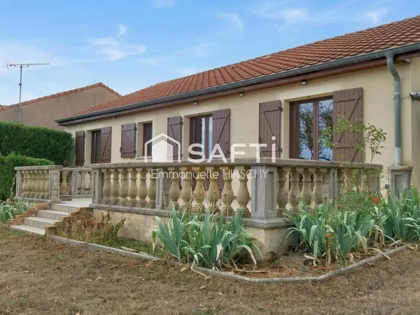 Pavillon de plain pied de 90m2 avec 2 chambres