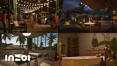 inZOI v0.10.0 : vacances, plongée en scaphandre et surf — le guide des 5 hébergements et 3 restaurants livrés le 3 septembre 2026