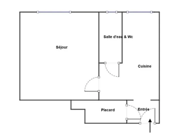 Studio de 25m2 à louer sur Bagneux