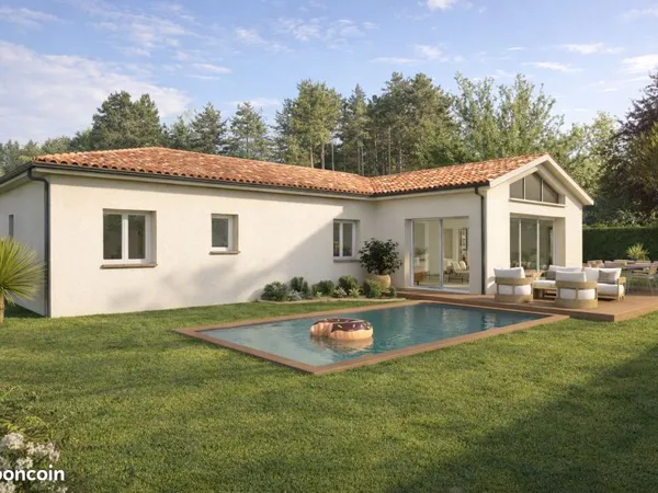 Villa à batir plain pieds 140m2 à Goyrans 31120