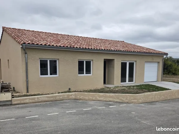 MAISON NEUVE 115 m² - 3 CHAMBRES - GARAGE - TERRASSE COUVERTE