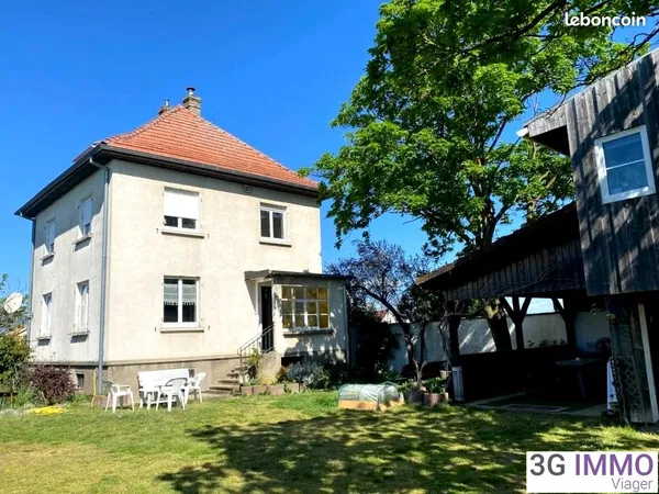Viager occupé Wittelsheim | Maison 100 m² | Terrasse- jardin 2851m2
