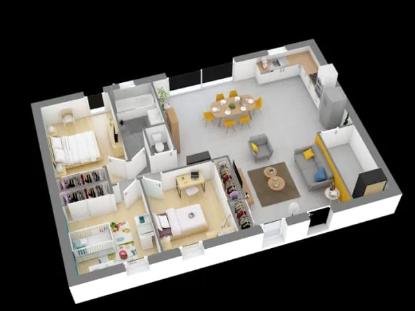 Maison neuve 4 pièces 90 m²