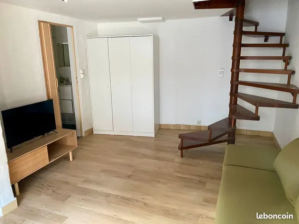 Studio rénové 25 m² + jardin - Henriville - 640 Tout inclus