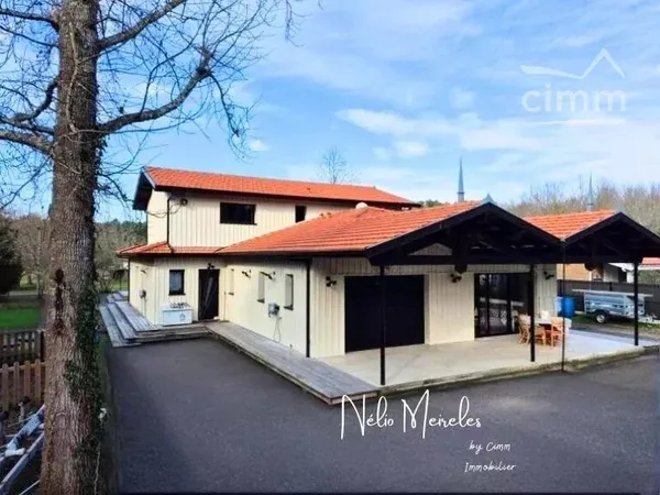 En exclusivité à Mios( 33) maison ossature bois de 158m2